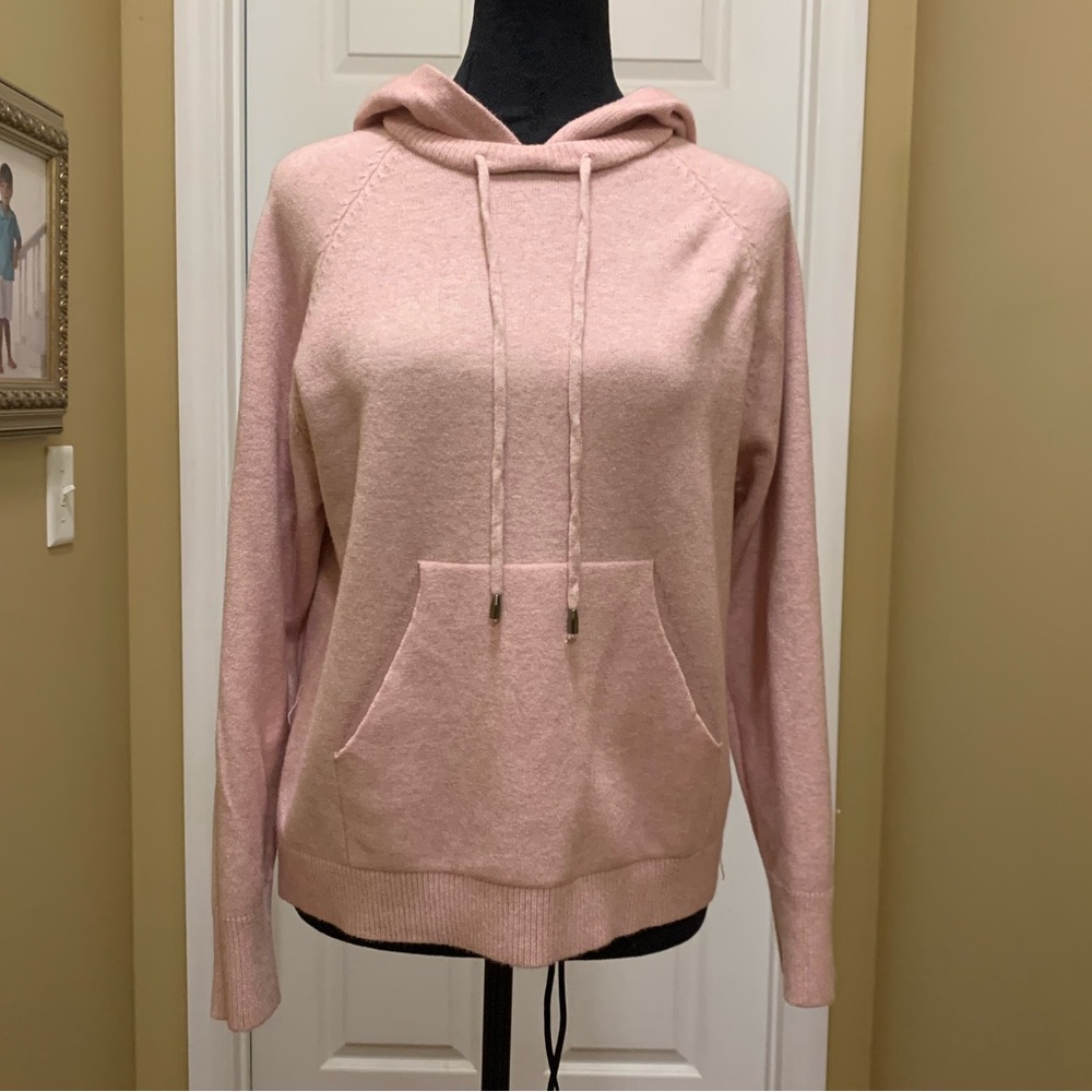 Women's Pink Cowl Neck Sweater